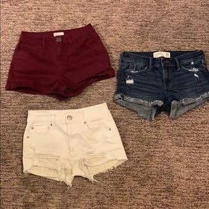 Jean shorts bundle!!